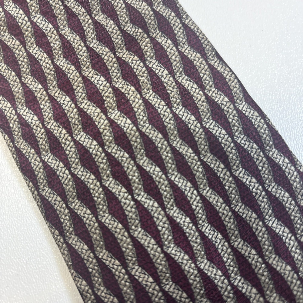 Astratto Men's Silk Tie 57x4 Red and‎ Gold Geometric Good Holiday Tie